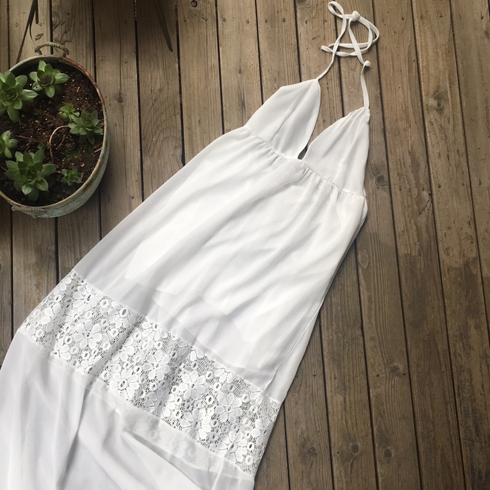 NWOT Sheer Festival Dress/ Swim Cover-Up